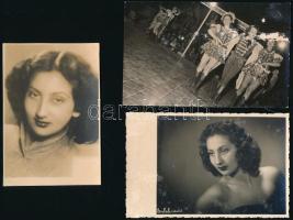 1949 7db fotó magyar táncosnőről. 9x14cm