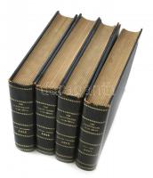 The Illustrated War News 1915 teljes évfolyam négy félbőr kötésbe kötve. Angol képes magazin az I. v...