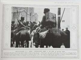 The Illustrated War News 1914, 1916, két fél évfolyam négy félbőr kötésbe kötve. Angol képes magazin...