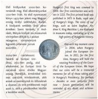 2011. 5Ft-200Ft (6xklf) forgalmi sor szettben + 3000Ft Ag "Az Európai Unió Tanácsának magyar el...