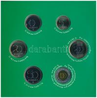 2011. 5Ft-200Ft (6xklf) forgalmi sor szettben + 3000Ft Ag "Az Európai Unió Tanácsának magyar el...