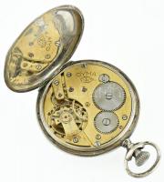 Ezüst (Ag) CYMA másodpercmutatós zsebóra, tisztításra szorul, jár, jelzett, kopott, számlap sérült, ...