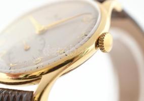 Rolex precision kézi felhúzós 18K arany férfi karóra. Jelzett tok, jelzett 17 köves szerkezet, friss...