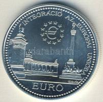 1998. 2000Ft Ag "Integráció az EU-ba - EURO II" T:BU Csak 3000db!