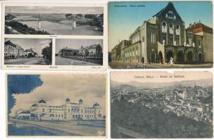 20 db RÉGI történelmi magyar képeslap a Nagymagyarország területéről, vegyes minőség / 20 pre-1945 postcards from the Kingdom of Hungary, mixed quality