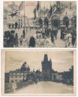 20 db RÉGI külföldi város képeslap / 20 pre-1945 European town-view postcards