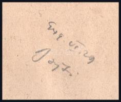 Retro reklám- vagy plakátterv, 1950-60 körül. Tempera, kollázs, papír. Jelzés nélkül, hátoldalán olv...