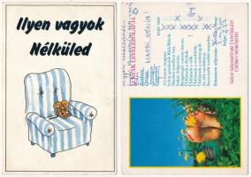 20 db MODERN poénos motívum képeslap / 20 modern motive postcards: humour