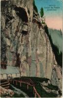 1917 Sinaia, Schitul din Pestera Ialomiciora / Ialomitei Cave Hermitage (EK)