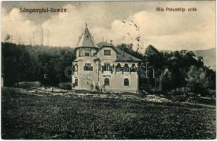 1928 Oláhszentgyörgy, Sangeorgiul Roman, Sangeorz-Bai; Vila Porumbita / Porumbita villa / villa (EK)