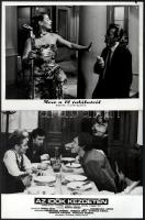 cca 1979 előtt készült magyar filmek egy-egy jelenete, 13 db produkciós filmfotó, 18x24 cm, vagy ehh...