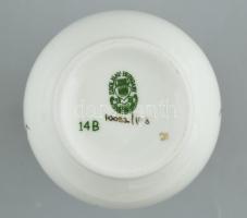 Zsolnay Tavasz mintás váza, kézzel festett porcelán, jelzett, hibátlan, m:11,5cm
