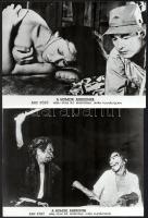 1964 ,,A homok asszonya" című japán film kilenc jelenete, 9 db produkciós filmfotó, 18x24 cm