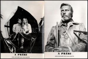 1968 ,,A préri című román-francia-angol film tizenhárom jelenete, 13 db produkciós filmfotó, 18x24 cm