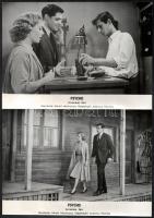 1960 Alfred Hitchcock: Psycho c. filmje, 17 db produkciós filmfotó, 18x24 cm