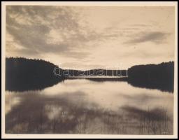 1916 Jan Bulhak (1876-1950) litván fotográfus festékes pecséttel és hidegpecséttel, továbbá matricáv...