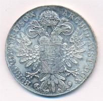 Ausztria 1780SF Tallér Ag "Mária Terézia" utánveret műbőr tokban T:1- patina Austria 1780S...