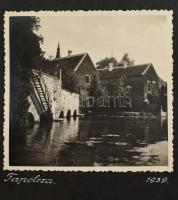 1938-1939 Kirándulások fotóit tartalmazó album, összesen 60 db fotóval, közte több, már-már művészi ...