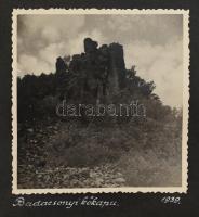 1938-1939 Kirándulások fotóit tartalmazó album, összesen 60 db fotóval, közte több, már-már művészi ...