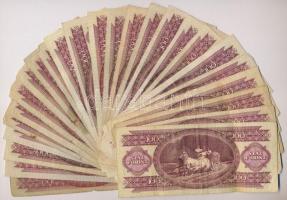 1949-1995. 100Ft (25db) T:III,III- közte szép papír