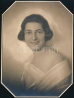 cca 1922 Révész-Bíró budapesti fényképészek műtermében készült vintage fotó, pecséttel jelzett, 22,5x16,8 cm