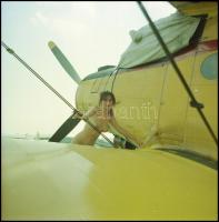 1997 Valóra vált álom: a repülőgép utaskísérője, Menesdorfer Lajos (1941-2005) budapesti fotóművész ...