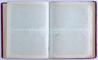 Szecessziós századfordulós képeslap album összes 200 férőhellyel, kis szakadásokkal de szép állapotb...