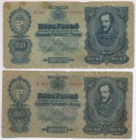 1930. 20P (2x) T:III,III- Adamo P11