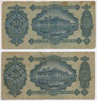 1930. 20P (2x) T:III,III- Adamo P11