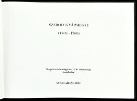 Szabolcs vármegye (1782-1785.) Szerk., a bevezető tanulmányt írta és fordította: Pók Judit. Szabolcs...