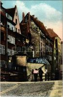 Wroclaw, Breslau; Die Weissgerber-Ohle / street view, old town (EK)