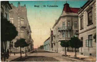 Stryi, Stryj, Strij; Ul. Trybunalska / street view (r)