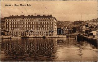 Fiume, Rijeka; Riva Marco Polo
