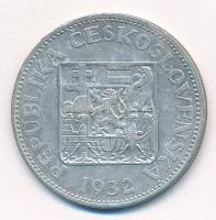 Csehszlovákia 1932. 10K Ag T:2 Czechoslovakia 1932. 10 Korun Ag C:XF Krause KM#15