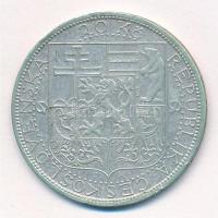 Csehszlovákia 1937. 20K Ag "Masaryk köztársasági elnök halála" T:2- Czechoslovakia 1937. 2...