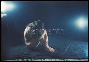 Czakó László (?-?) pécsi fotóművész hagyatékából 13 db vintage DIAPOZITÍV az aktfényképezés műfajábó...