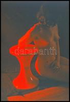 Czakó László (?-?) pécsi fotóművész hagyatékából 13 db vintage DIAPOZITÍV az aktfényképezés műfajábó...