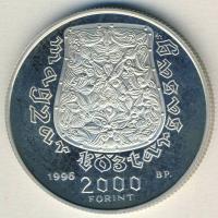 1996. 2000Ft Ag "Honfoglalás 1100. évfordulója" T:PP Csak 5000db!