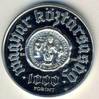 1995. 1000Ft Ag "Pannonhalma" T:PP