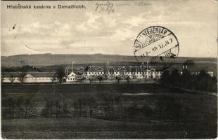 1912 Domazlice, Hrebcínské kasárna / K.u.K. military barracks, stud farm (EK)