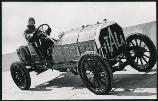 cca 1910 Itala automobil, 1 db fotó, 15,5x24,3 cm