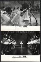 cca 1972 ,,Hattyuk tava" balettfilm, 7 db vintage produkciós filmfotó, több kép sarka kopott, kissé sérült, 18x24 cm