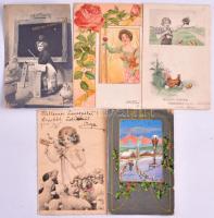 Kb. 120 db RÉGI századfordulós motívum képeslap vegyes minőségben / Cca. 120 pre-1930 motive postcar...