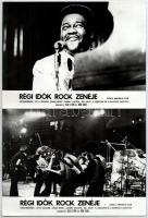 1973 ,,Régi idők rock zenéje című amerikai film, 12 db vintage produkciós filmfotó, az egyik sarkán törésvonal, 18x24 cm