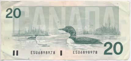 Kanada 1991. 20$ T:III
Canada 1991. 20 Dollars C:F
Krause P#97