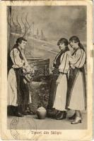 Szelistye, Salistea Sibiului, Saliste; Erdélyi folklór, népviselet / Tipuri din Saliste / Transylvanian folklore from Saliste (EB)