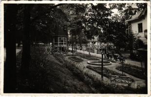 1942 Málnásfürdő, Malnas Bai; sétány / promenade (EK)