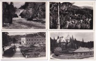 Borszék, Borsec; - 8 db RÉGI város képeslap / 8 pre-1945 town-view postcards