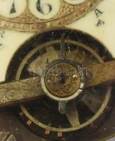 Hebdomas 8 napos zsebóra 1925 körül, acél tokos, karcos, sérült számlappal, szép, működő állapotban ...