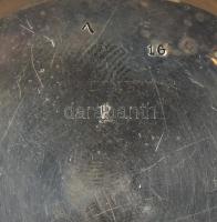 Hebdomas 8 napos zsebóra 1925 körül, acél tokos, karcos, sérült számlappal, szép, működő állapotban ...